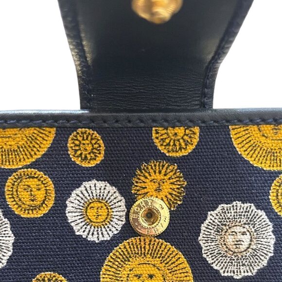 GUCCI Vintage 1980’s Sunshine Print Wallet with KissLock/French Purse - Picture 12 of 16